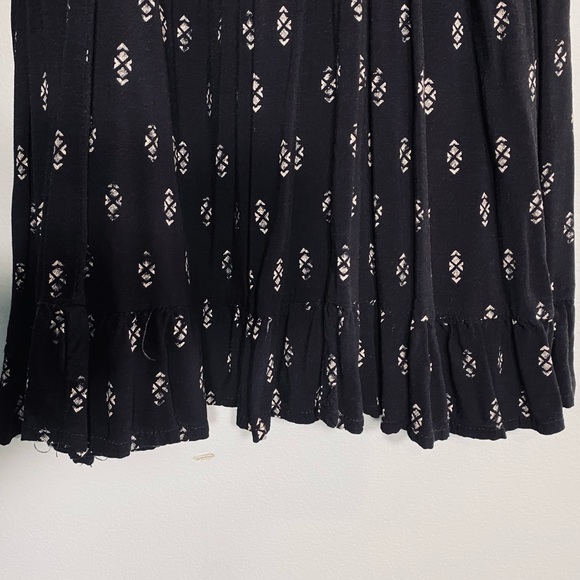 Xhilaration Minidress Black w/Print Size Women’s Medium - Picture 4 of 7